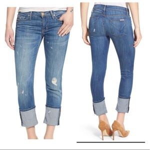 Hudson Crop Muse Skinny with 5” Cuff Size 30